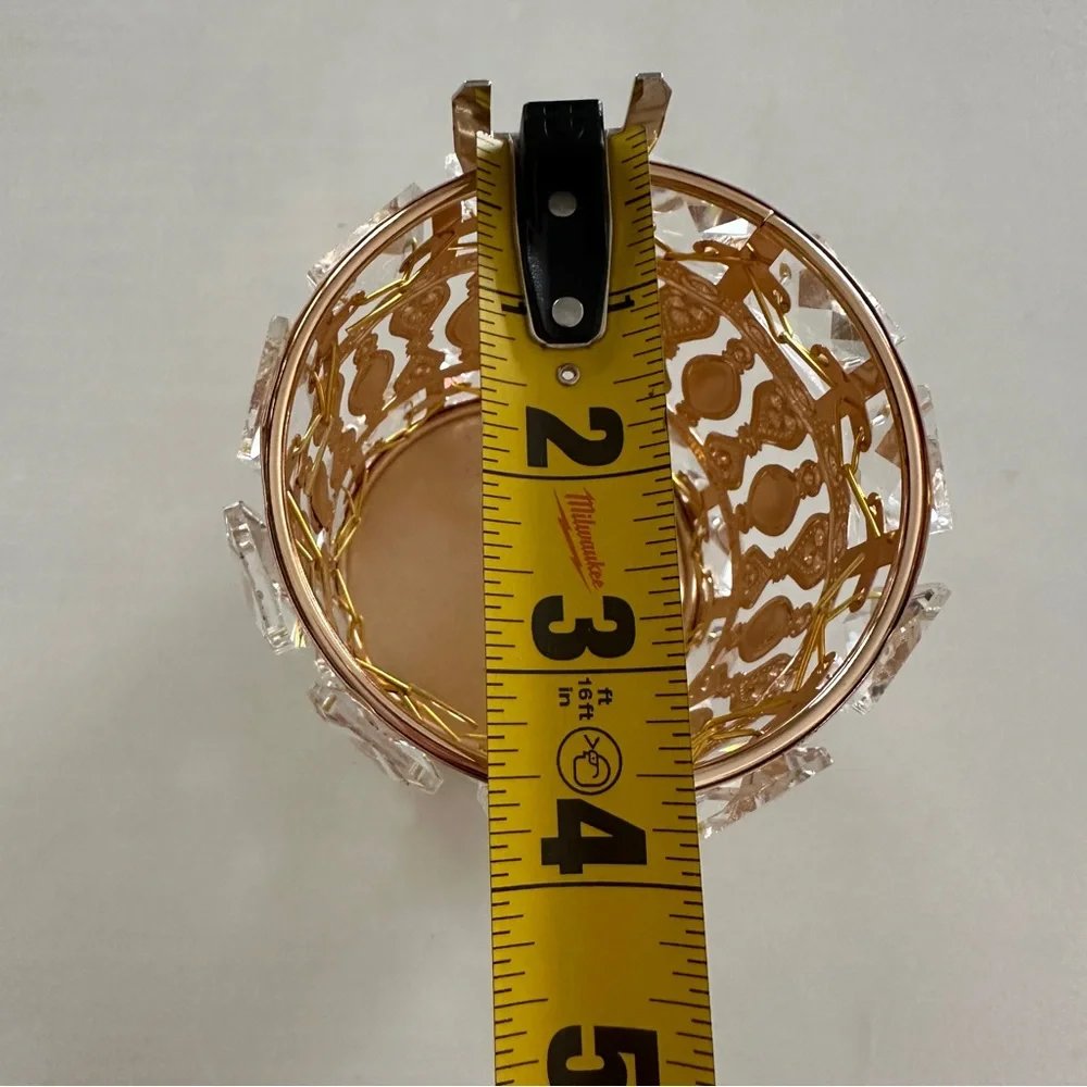 NEW Round Make Up Brush Holder with Crystals - Picture 6 of 8